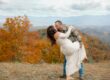 appalachian wedding couple gets married in the mountains