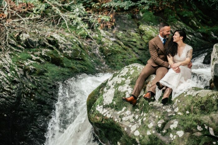 private creekside gatlinburg elopement