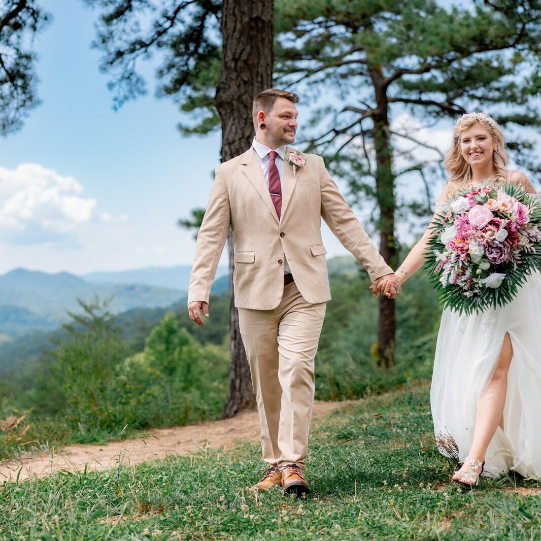foothills parkway tn wedding elopement