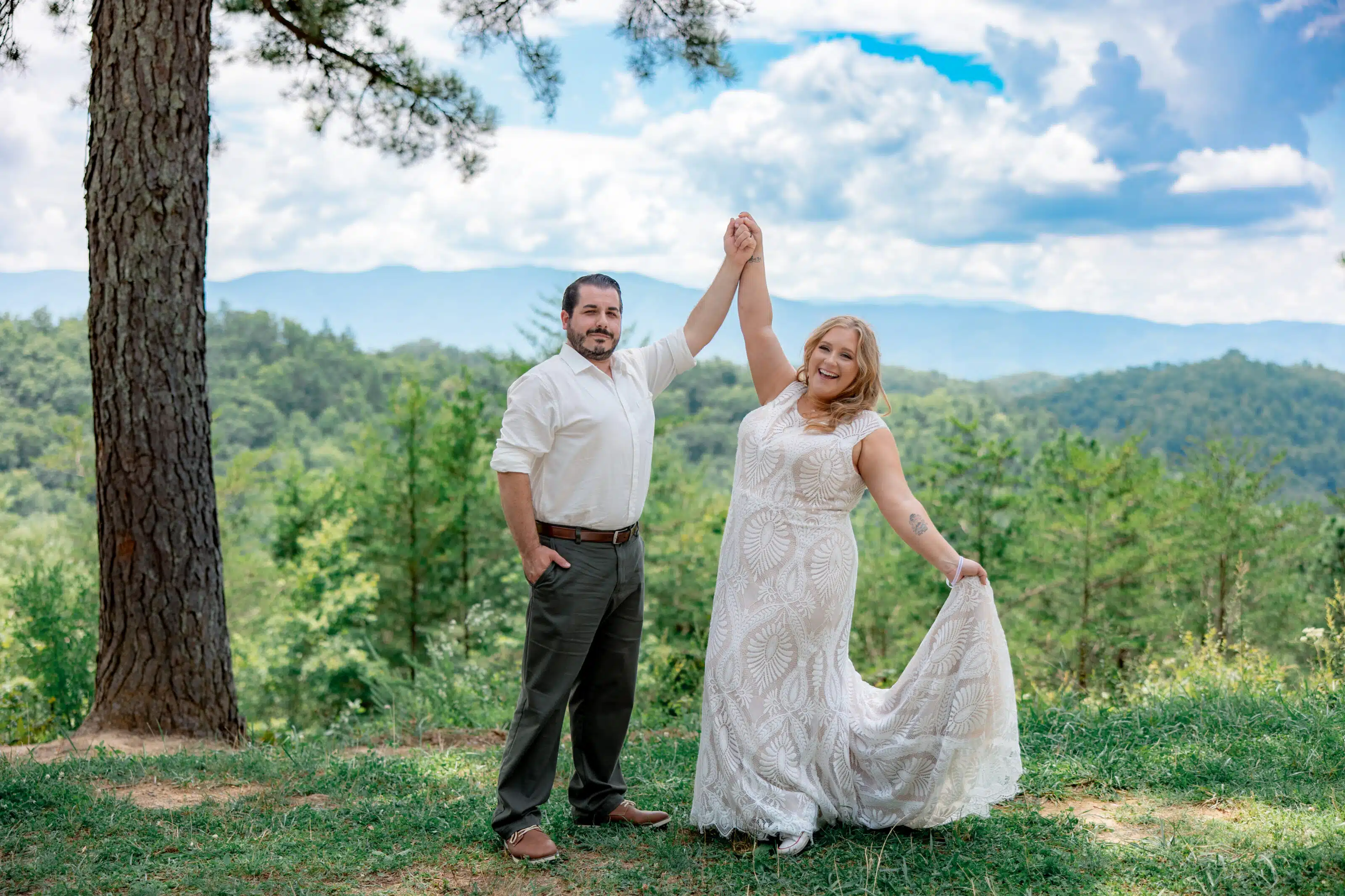 foothills parkway elopement pigeon forge tn