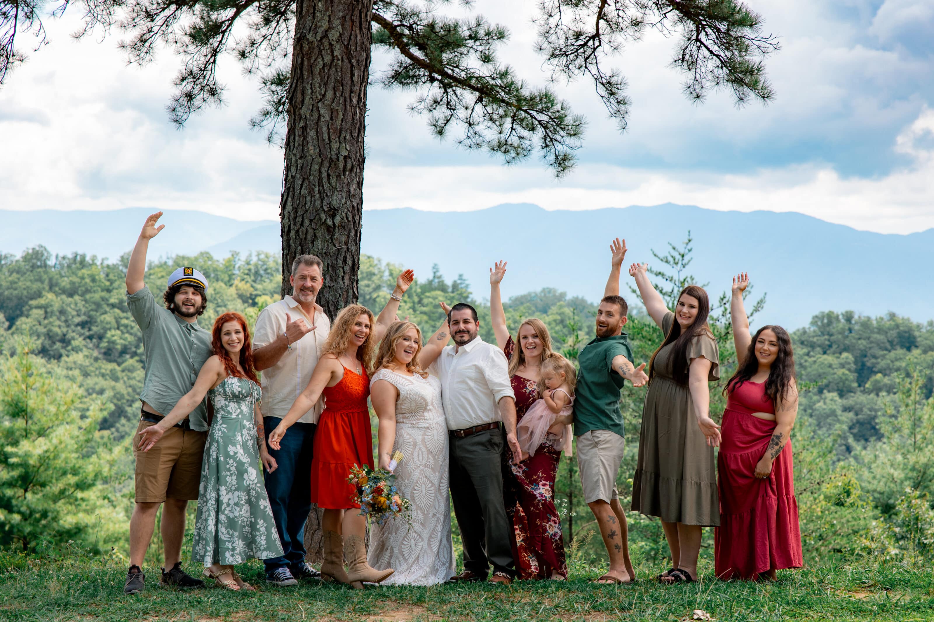 elopement guests elope to gatlinburg
